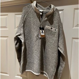 The North Face 1/4 Zip sweatshirt oatmeal XXL